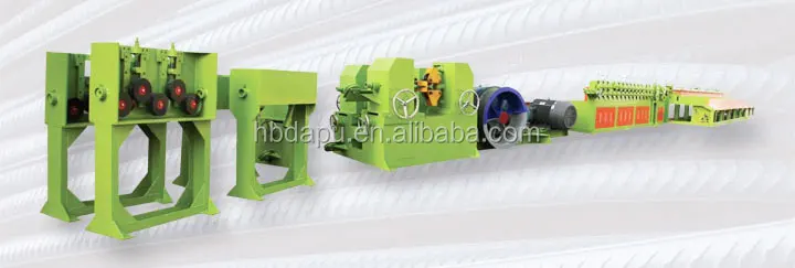 Cold ribbing ribbed wire rolling machine
