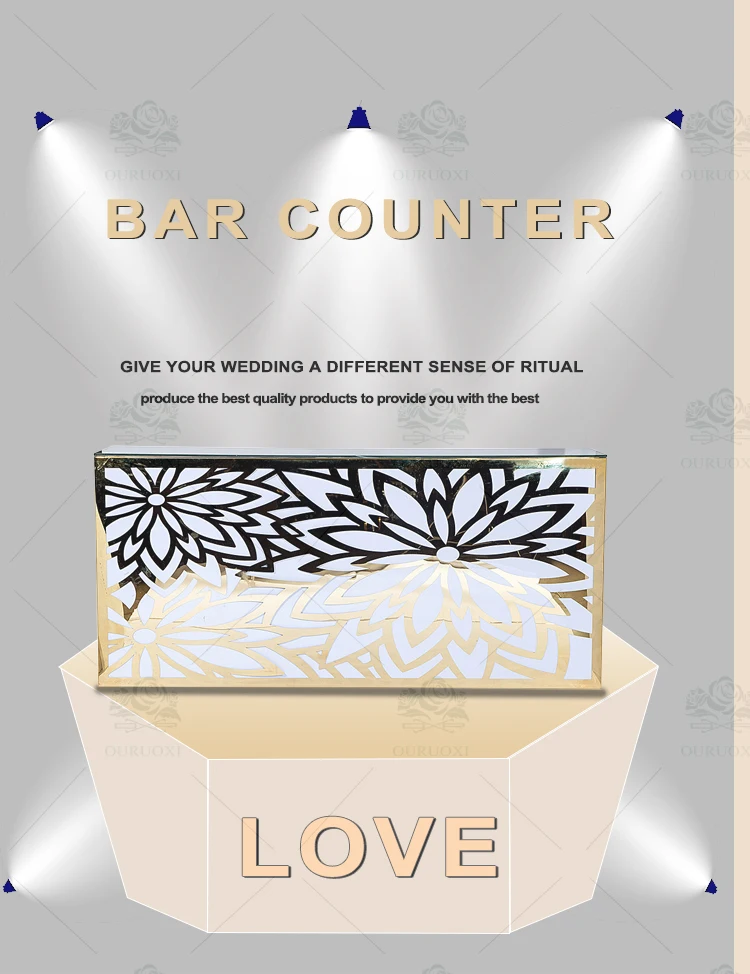 16 Color Change Restaurant Club Use Stainless Steel Glass Top Led Bar Counter Buy Led Bar