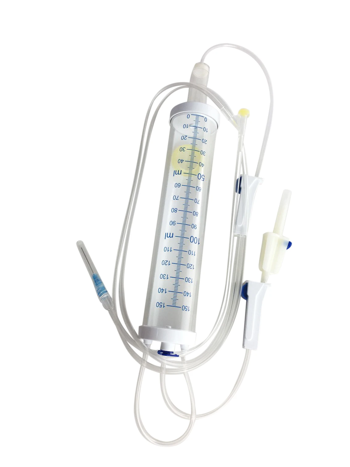 Medical Disposable Burette Iv Infusion Set With Flow Regulator By Eo