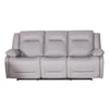 Pellissima nitaly italy good quality recliner leather sofa with coffee table trayer and console