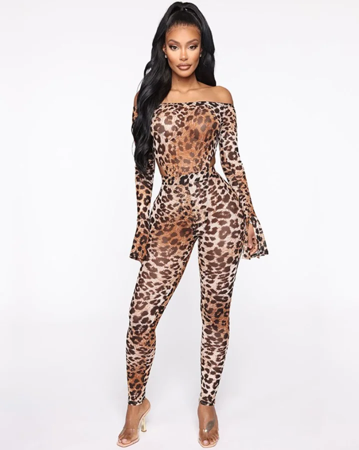 long sleeve cheetah romper