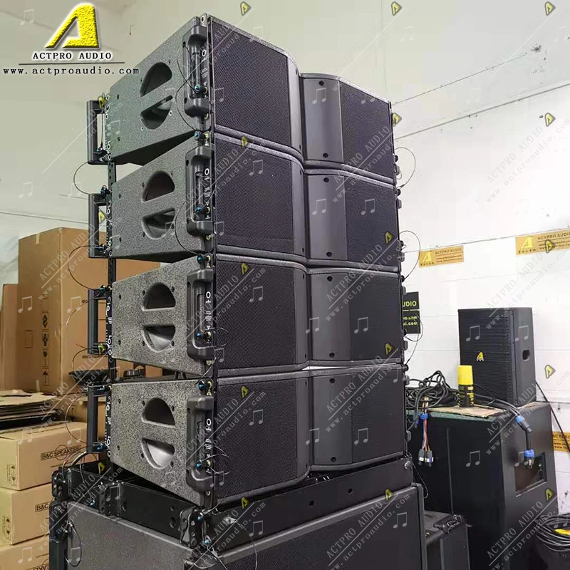 Kiva Line Array Sound Speaker Outdoor Sound System Amplifier Module Active Line Array 600w