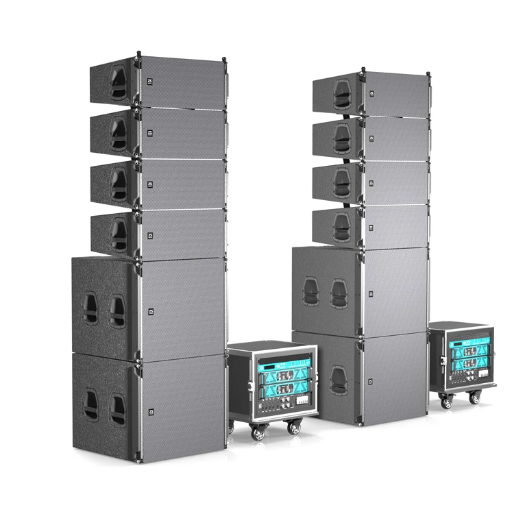 ZSOUND professional dual 10 inch line array sound speaker with bracket, View dual 10 inch line