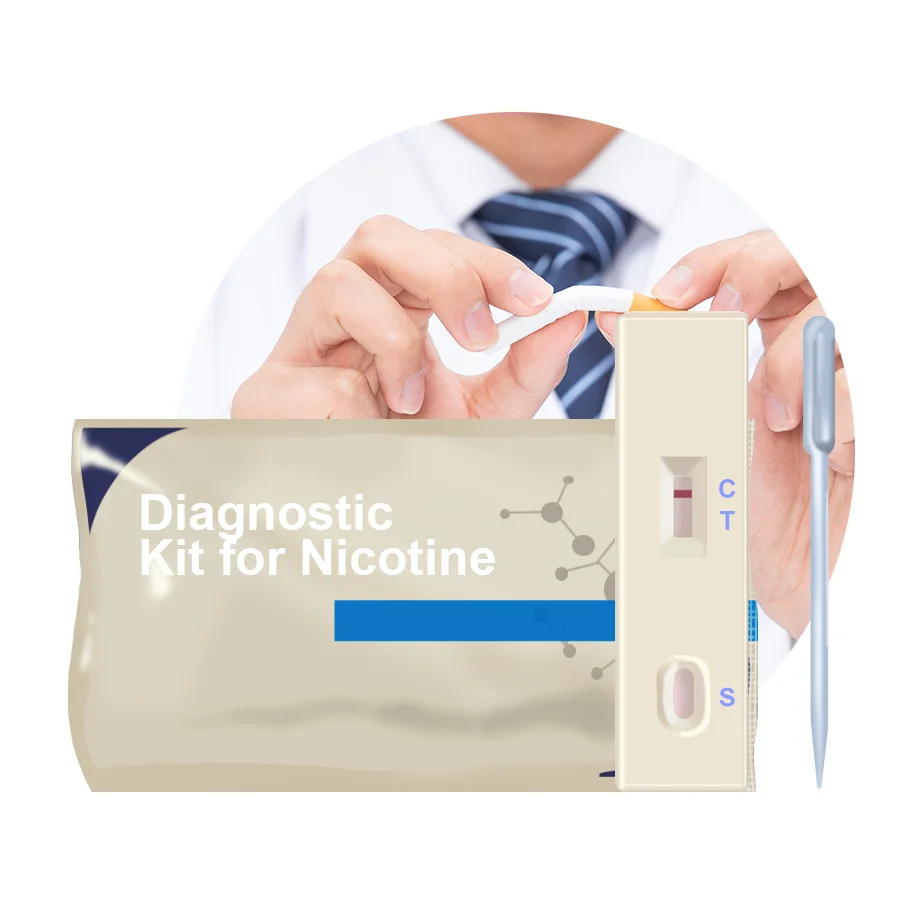 how do you test for tobacco use Nicotine test Kit