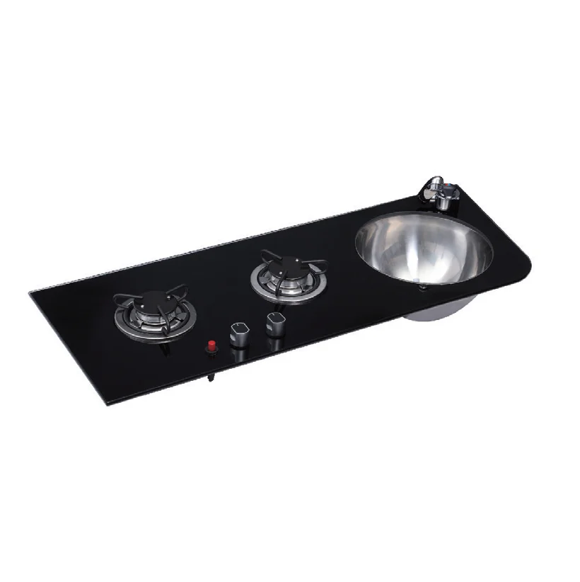 Outdoor 2 Burner Rv Kitchen Gas Cooker Stove Glass Cooktops With Sink Buy 2 Burner Gas Cooktop