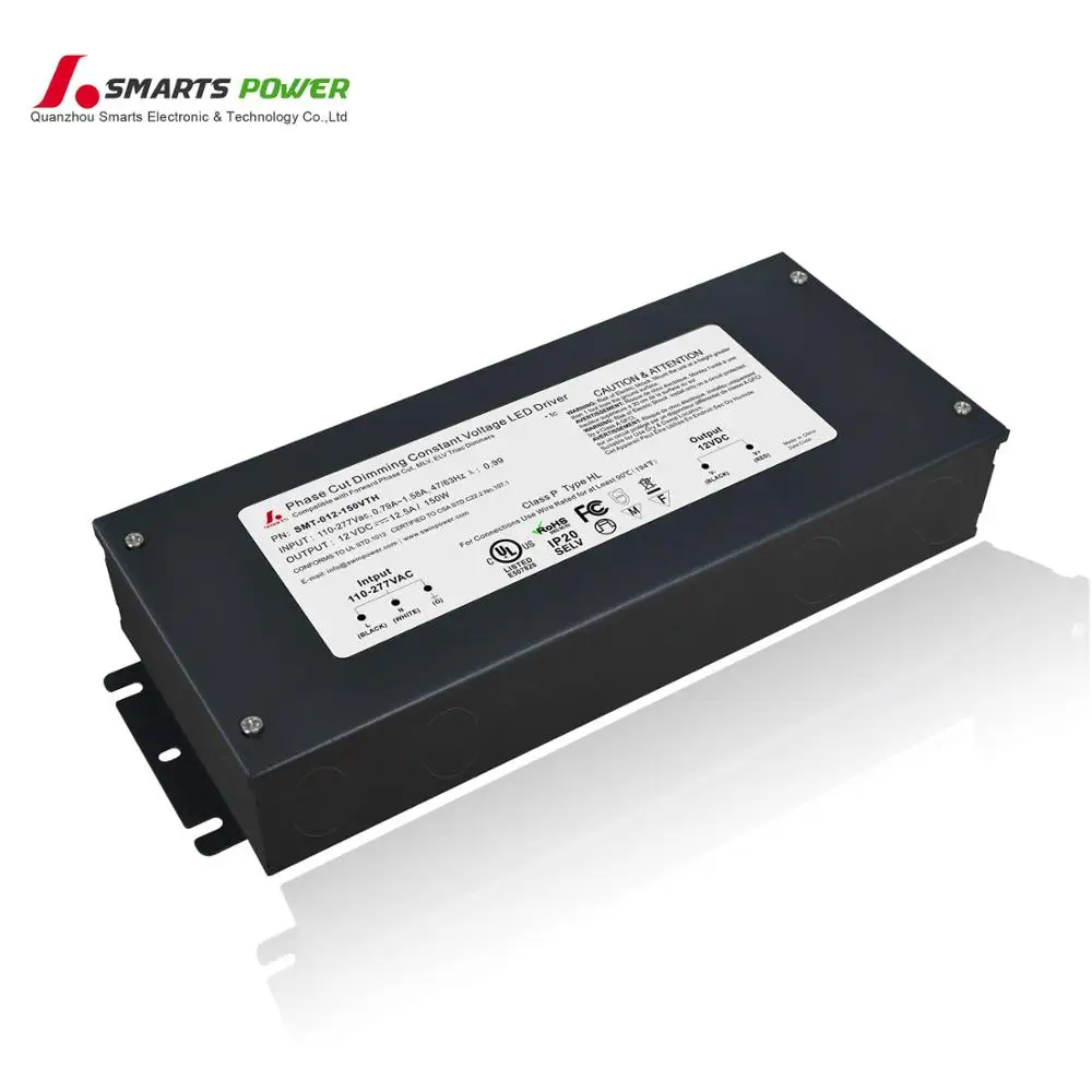 PWM output 12v 24v AC phase cut triac dimming LED driver work with forward phase leading edge TRIAC dimmers