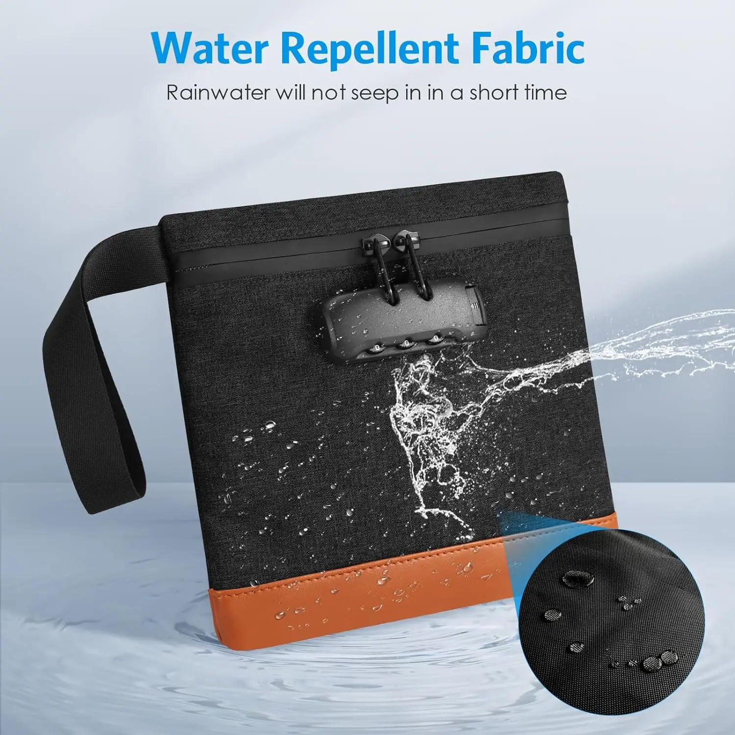 2024 Custom Money Bag With Combination Lock Bank Bag For Cash,Passports