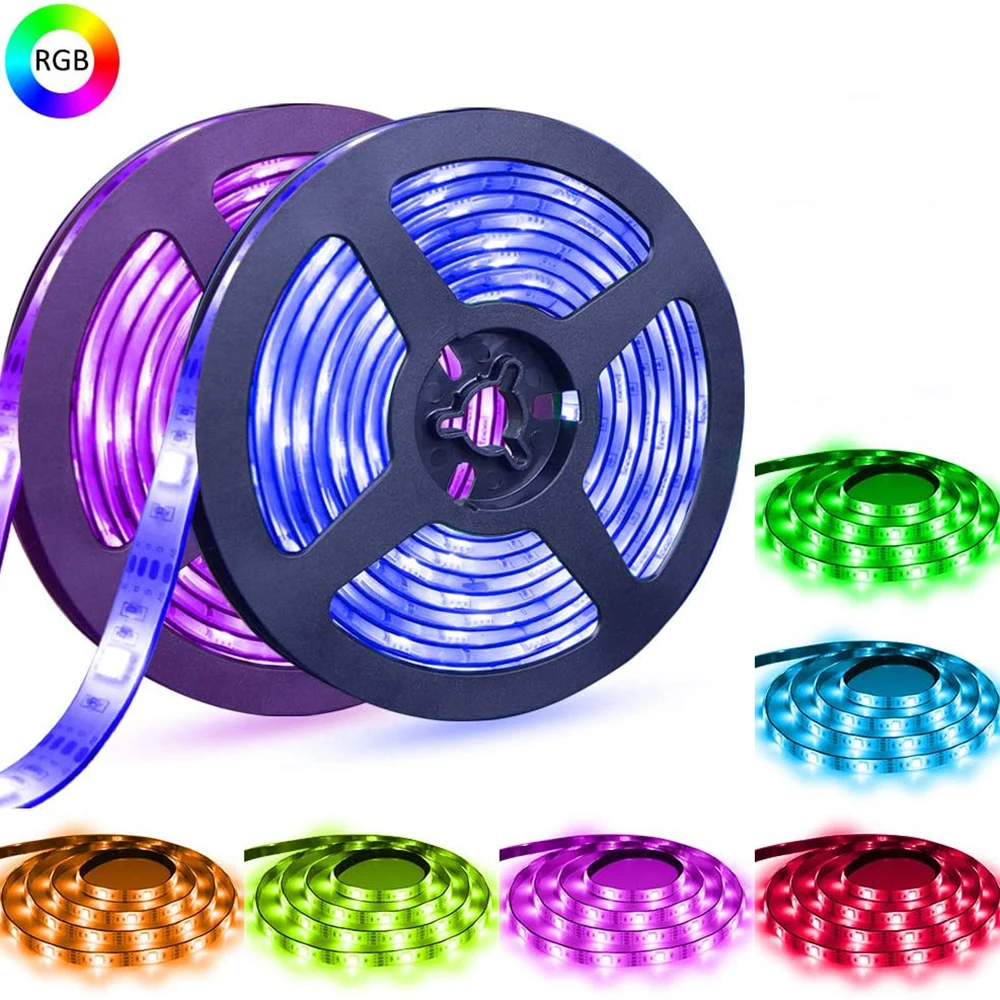 Waterproof Rgb Colorful Usb Led Light Strip Tv Backlight Strip Light With  Remote Color Changing Christmas Festival Decorations - Buy Led Light  Strip,Waterproof Led Strip Light,Led Strip Light With Remote Product on