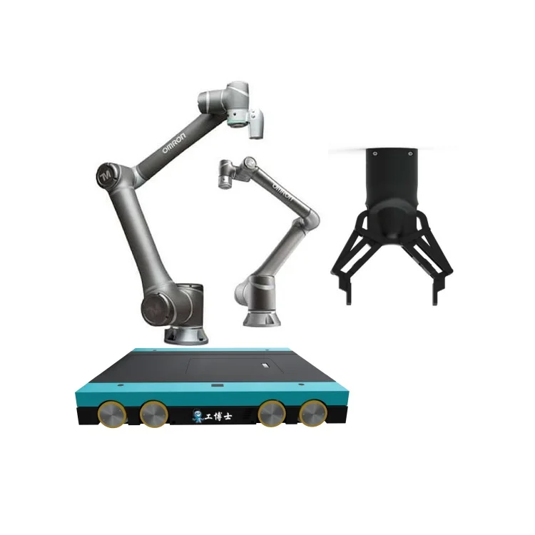 6 Axis Collaborative Robotic Arm OMRON TM12 CNGBS RGV Robot Gripper ...