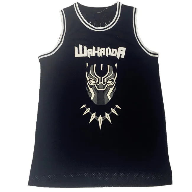 Hot Sale Black Panther Wakanda T'challa #1 Killmonger Movie Basketball ...