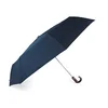 Custom logo auto open and close three folding umbrella