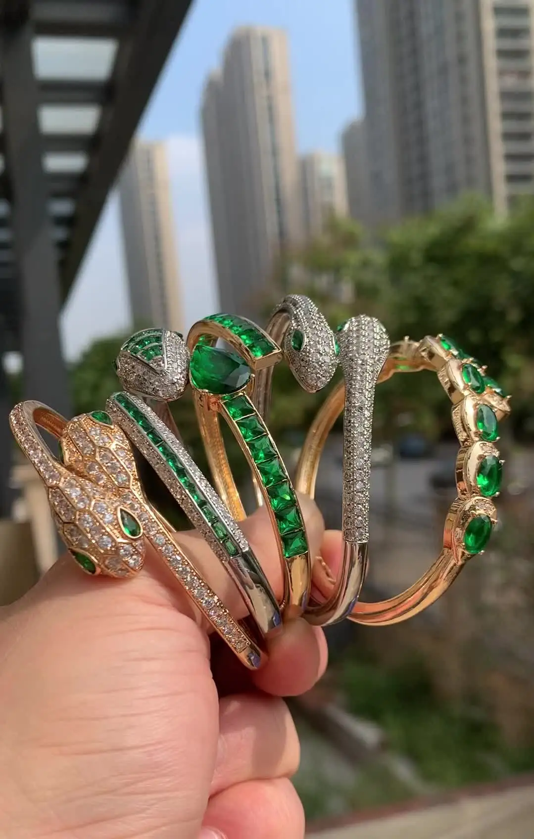 XILIANGFEIZI High-end Quality Brand Luxury Alloy Open Micro-inset