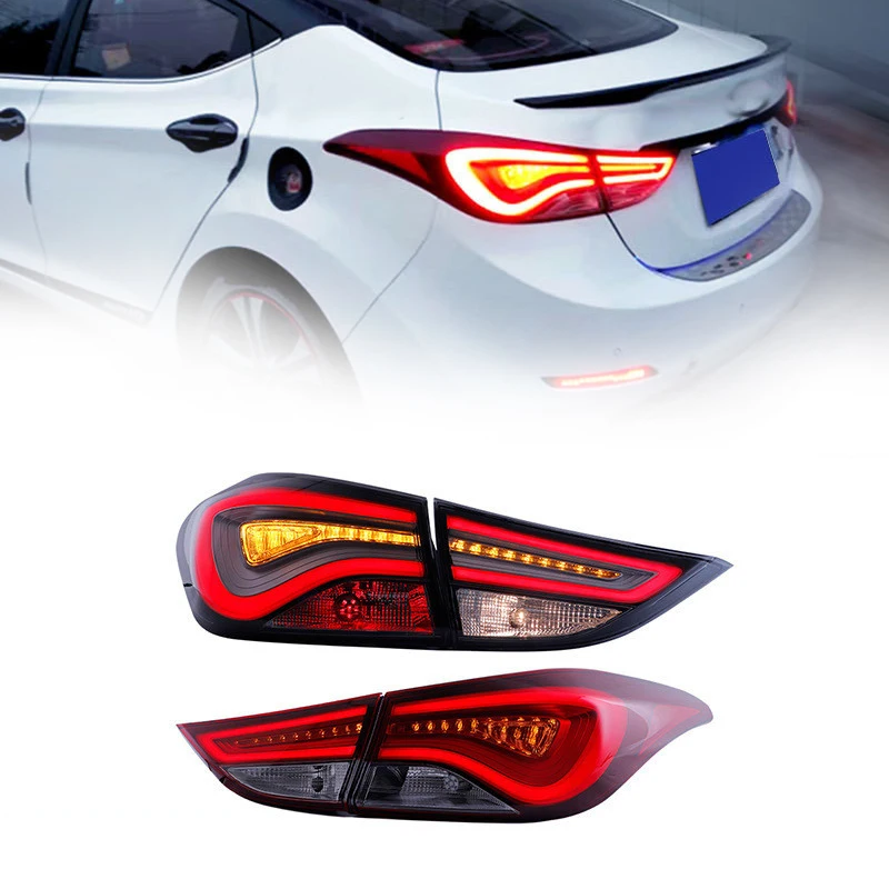 LED Tail Lamp Light For Hyundai Elantra 2011-17 year dynamic sequential taillight turn signal light details