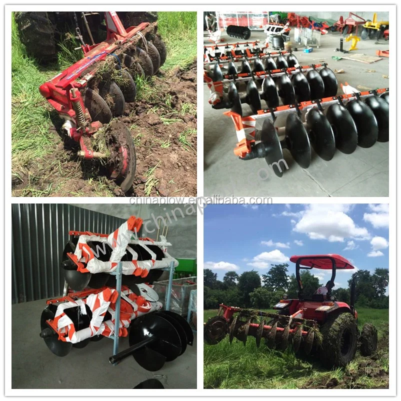 6 discs paddy disc plough for South Asia