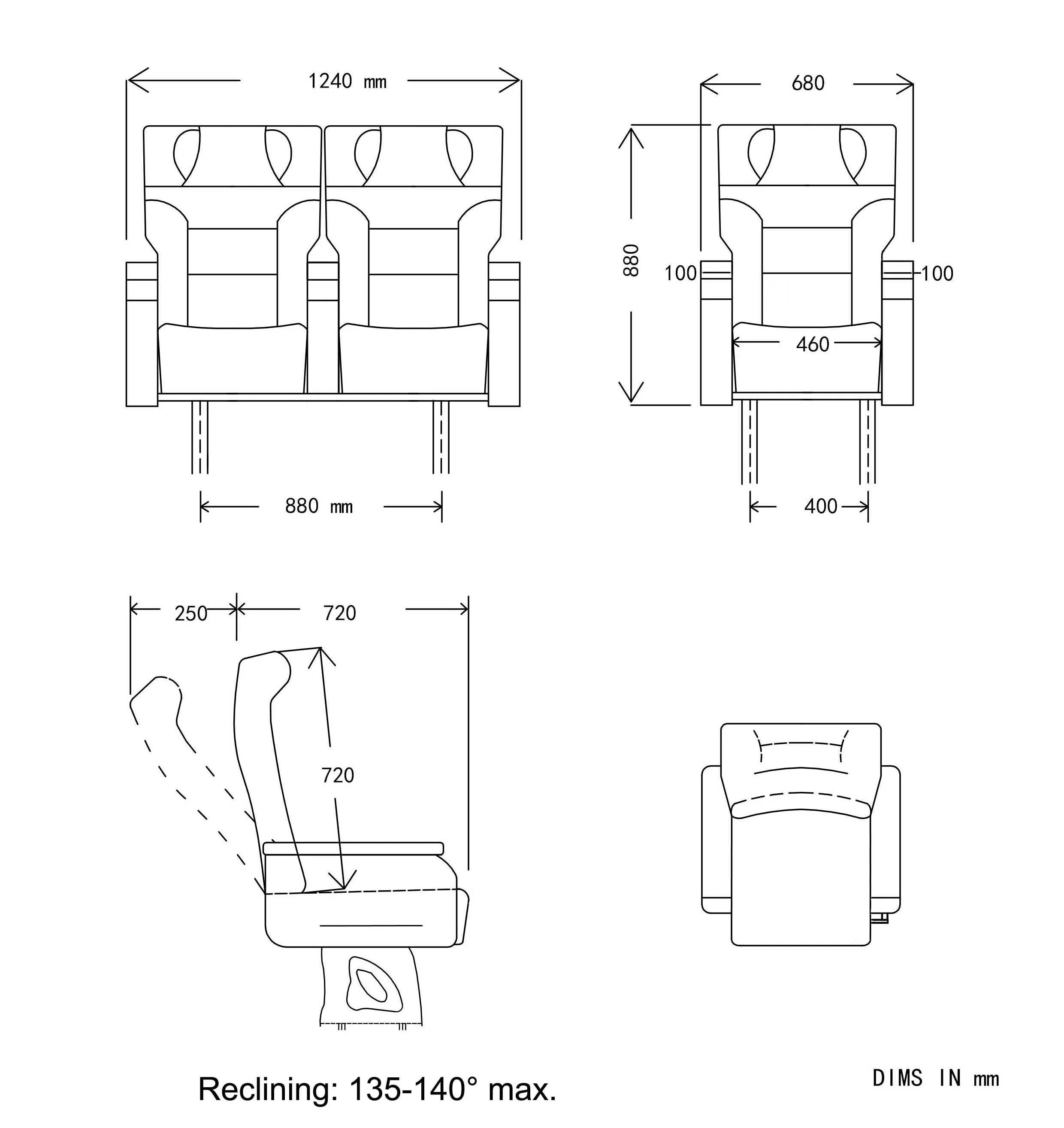 Vip Adjustable Aircraft Passenger Seat For Sale With Usb Charger - Buy ...