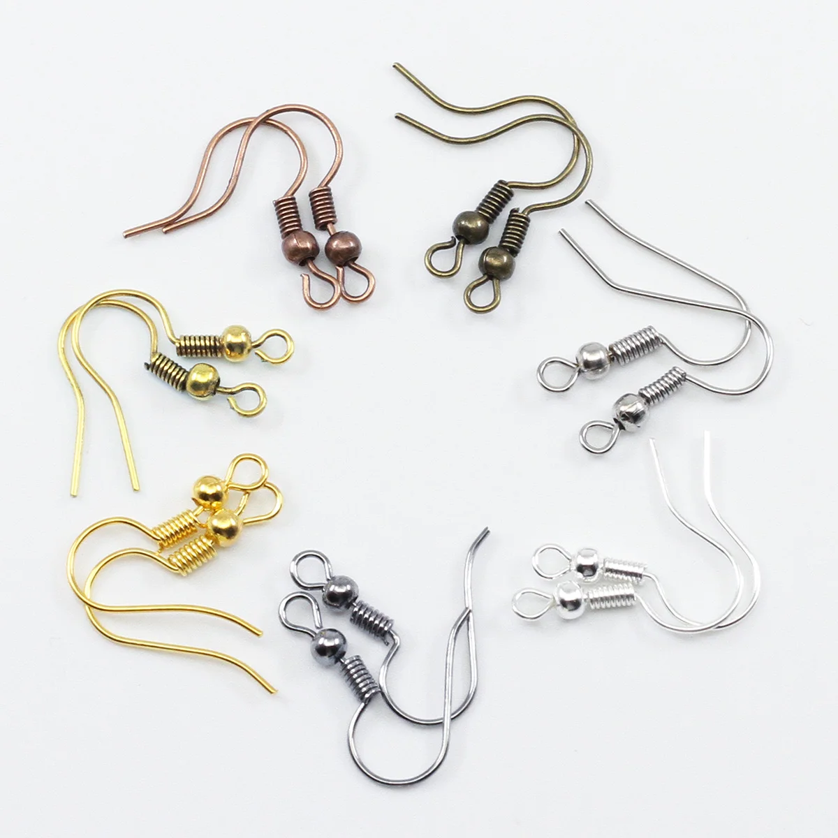 200pcs/lot 20x17mm Earring Findings Ear Clasps Hooks Fittings Diy ...