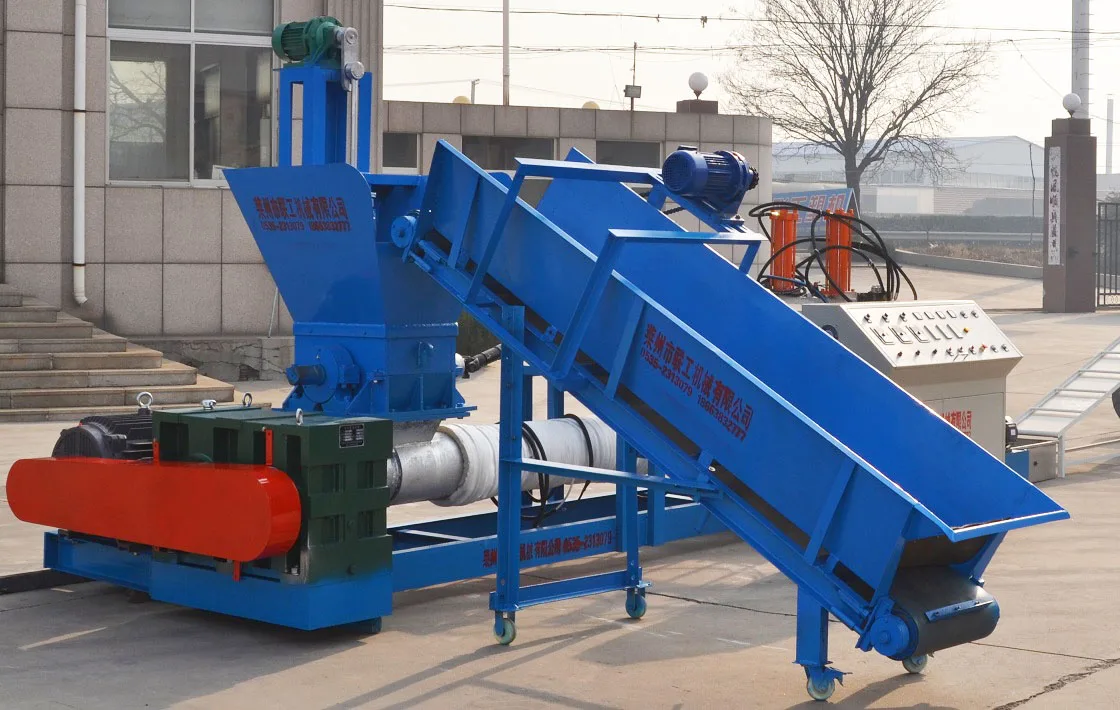 Refuse Derived Fuel (rdf) Industrial Shredder And Dewatering Squeezer ...