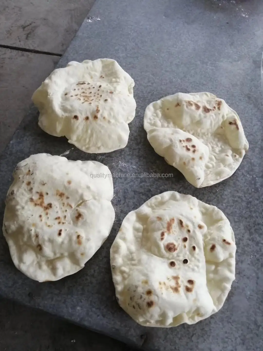 Gas Electric Heating Arabic Pita Bread Machine / Pita Bread Production