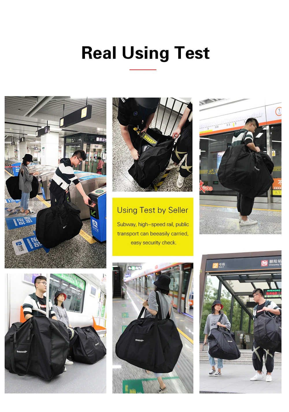 Folding Bicycle Carry Bag Portable Cycling Bike Transport Case Travel