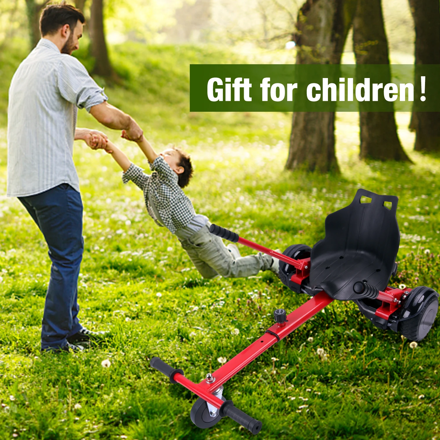 Hoverkart fit electric scooter ，Gift for Children-KT GeekMe Hoverkart，Self Balance Scooter Accessory