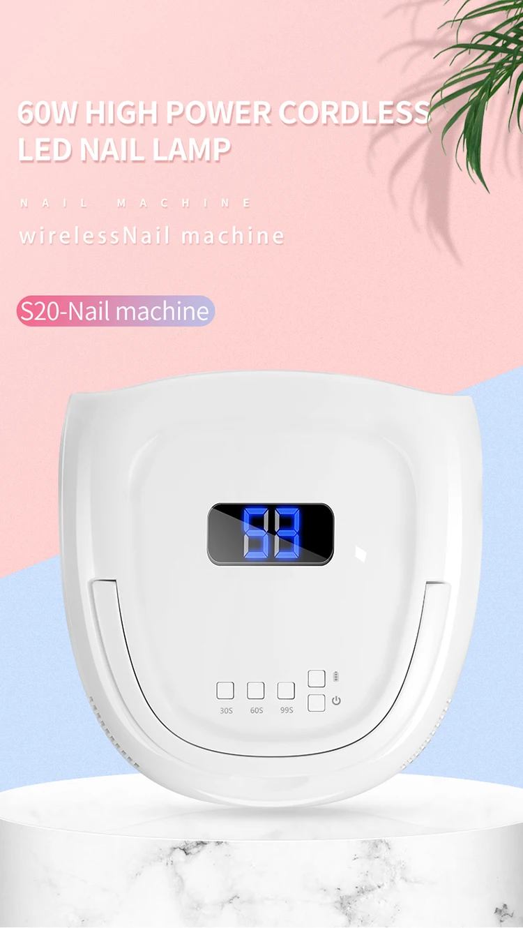 Nail Lamp Cordless 60W