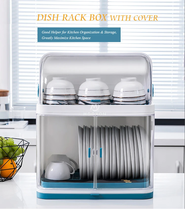 Hot 2021 Kitchen Bowls Storage Shelves Retractable Bowl Dish Holder Drain Rack