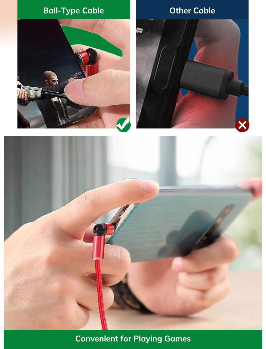 AM68 540 Degree LED Magnetic Cable - ANKUX.COM