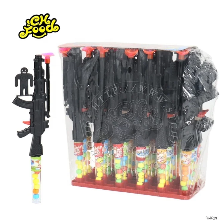 Hot Selling Funny Shooting Game Gun Toy Candy