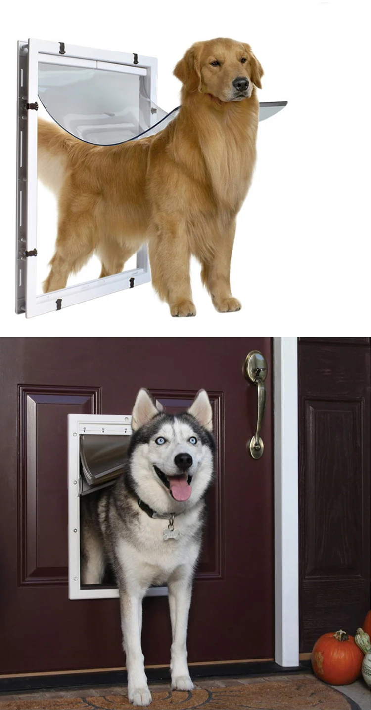 Pet Dog Microchip Wall Entry Dog And Cat Door Smart Flap Replacement