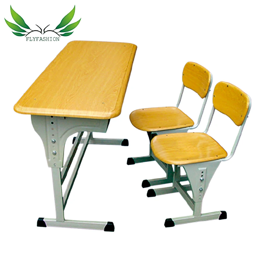 Cheap Classic School Desk And Chair School Furniture Classroom Table