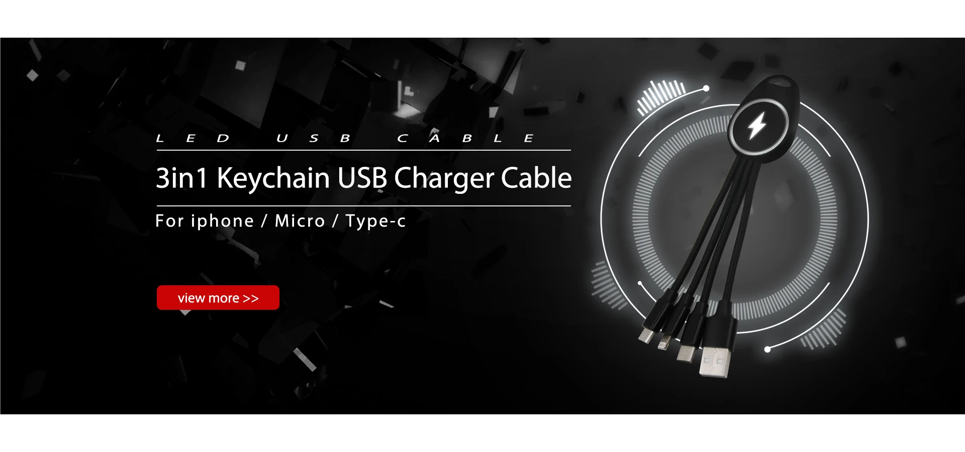 Promotion Keyring Cable, Cotton Cable,best flowing led charging cable, 3-in-1 Charging Cord Keychain,Light Up Logo 3-in-1 Cable, 3-in-1 Light Up Charging Cables