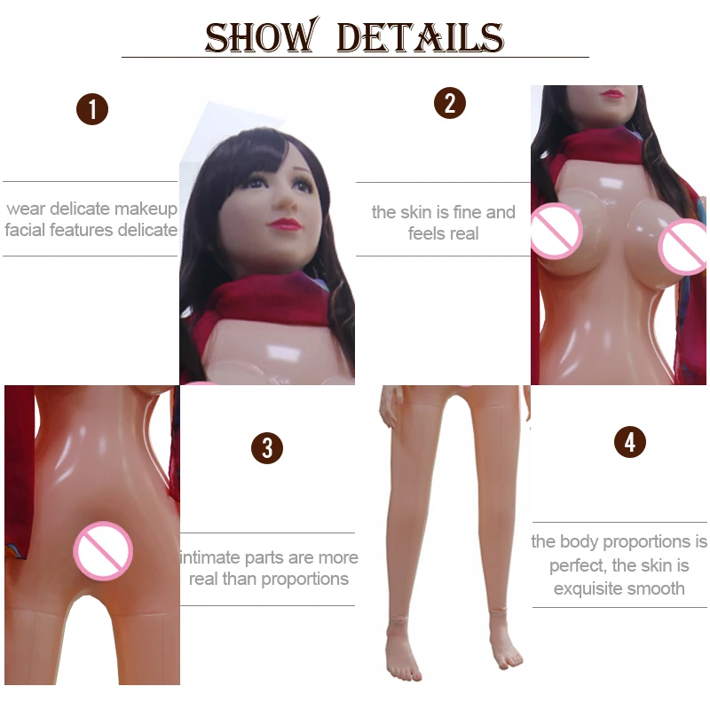 16 Years Manufacturer Custom Sex Toys Big Boobs Women PVC Inflatable Sex Doll