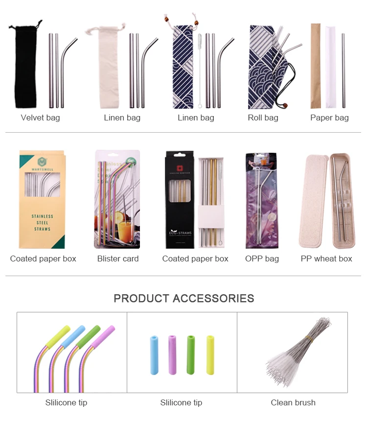 Drinking Telecoping Reusable Portable Metal Custom Logo Black Teleschope Straw Stainless Steel Telescopic Straw