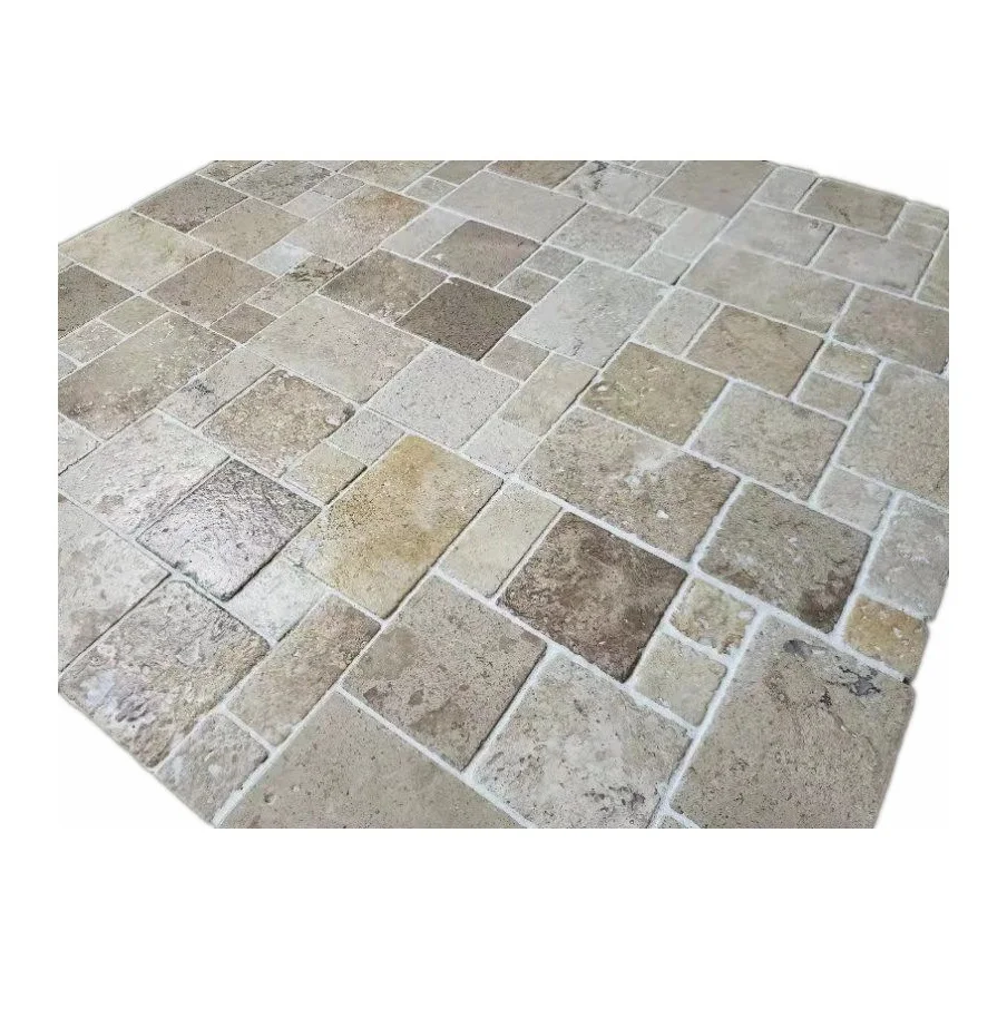 Outdoor Areas Decking Floor Covering Materials French Antique Travertine Tile
