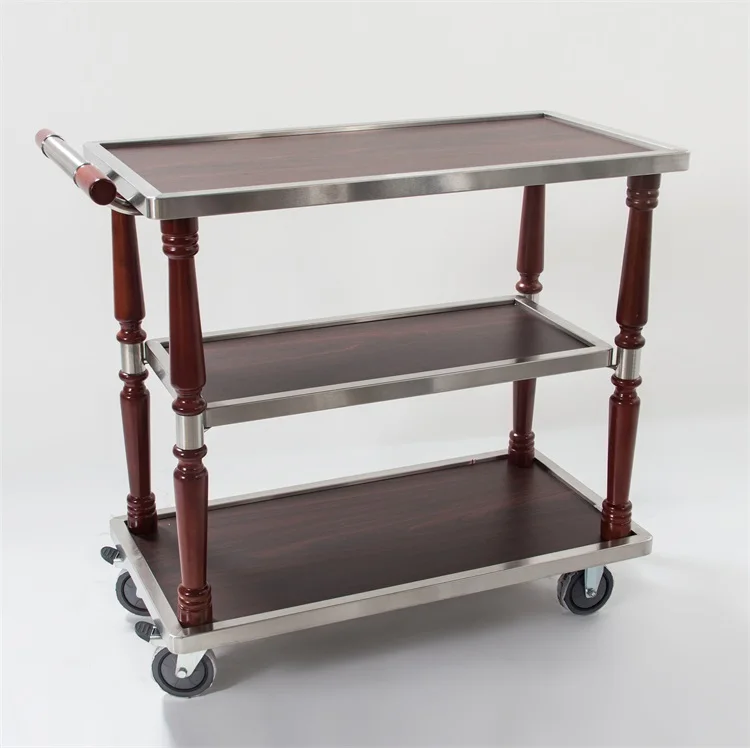 Luxury Hotel Tea Coffee Service Cart Liquor Trolley With Wheels Buy