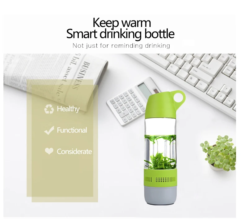 wireless tritan material waterbottle with bluetooth speaker for outdoor bicycle riding - ANKUX Tech Co., Ltd
