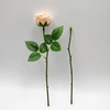 Wholesale festive decorative artificial rose flower stems for fashionable soap flower heads and decoration