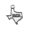 Wholesale anti silver zinc alloy state map metal charms United States Texas charm for DIY bracelet jewelry making