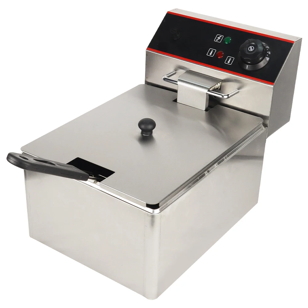 Kitchen Equipment deep fryer with temperature control and timer industrials deep fryer for restaurant details