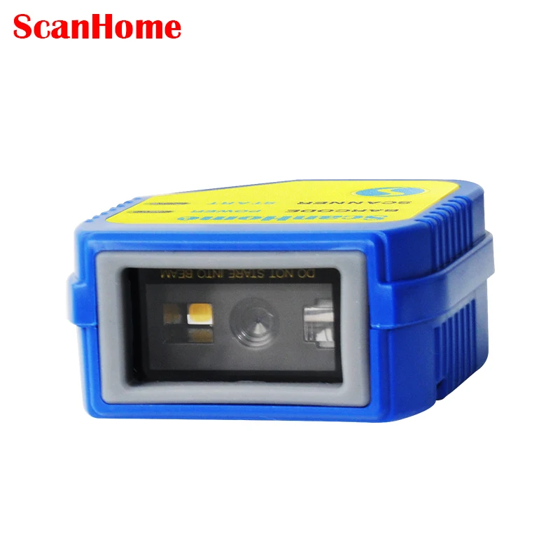 OEM QR code scanner module mounted on PCB with visible lens and connector
