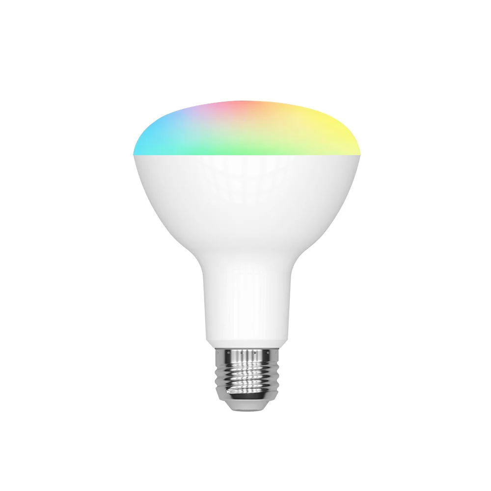 Manufacture Smart Bulb Multi color WiFi LED Dimmable RGB Light 7W 9W E26 E27 B22 Control by Tuya App Alexa and Google