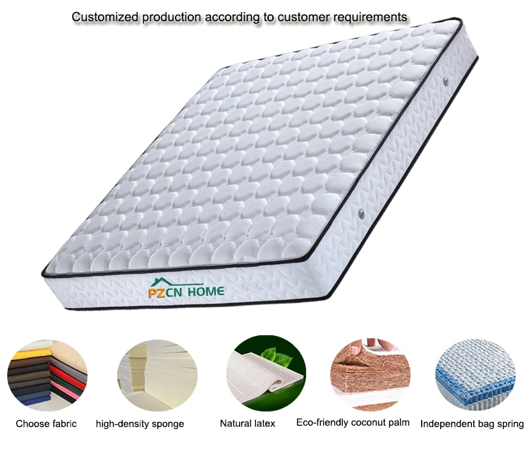 Factory wholesale custom mattresses for household use natural latex mattress mats