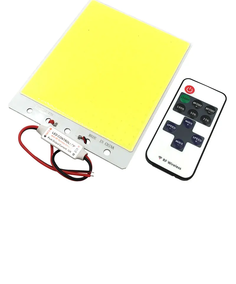 Dimbare Lamp Met Afstandsbediening - 140x110mm LED Panel