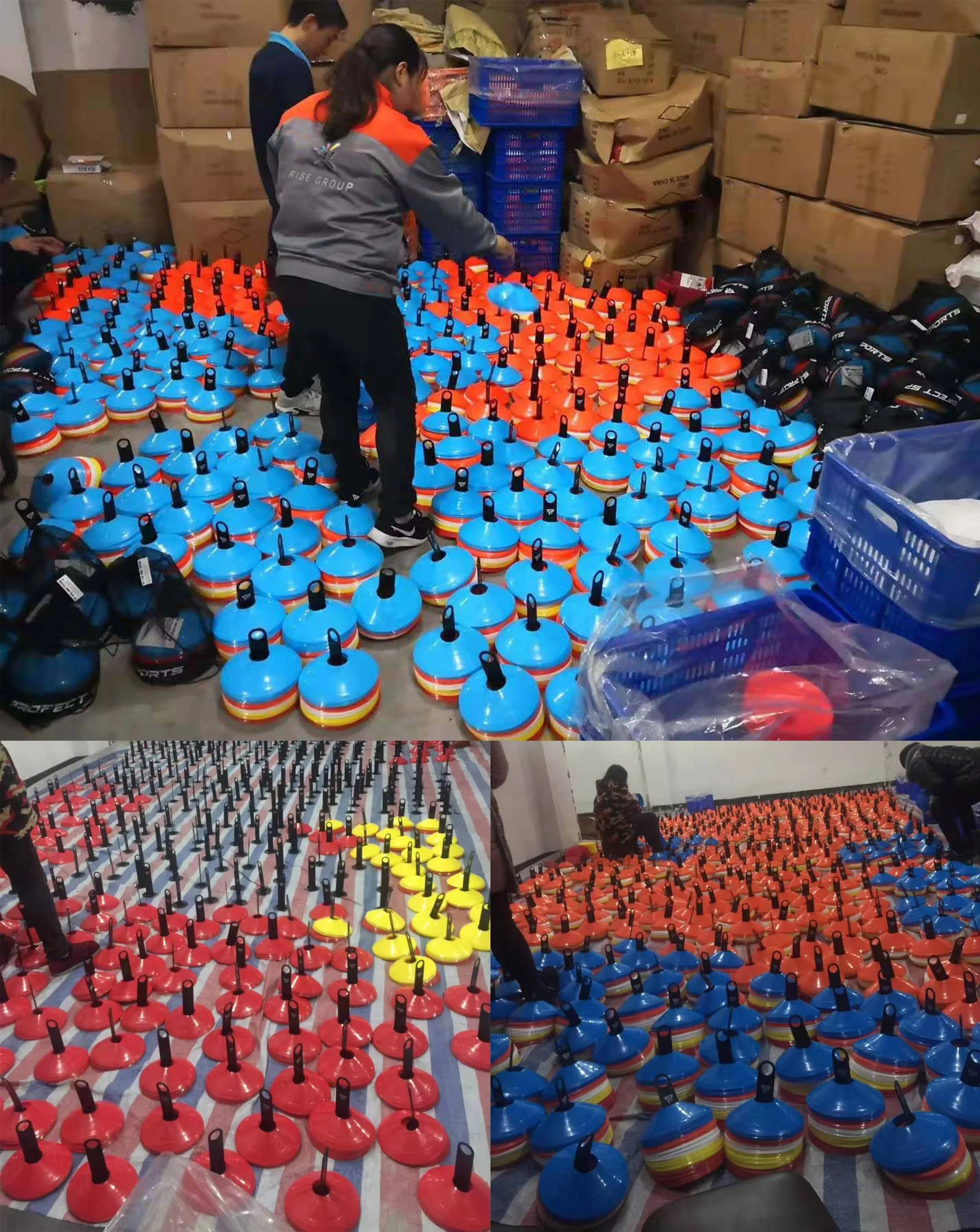 Colorful Cheap Oem Football Disc Cones Agility Soccer Cones Sports With