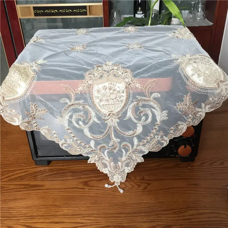 Aliexpress Hand Embroidered Velvet Polyester Organza Beaded Tablecloth