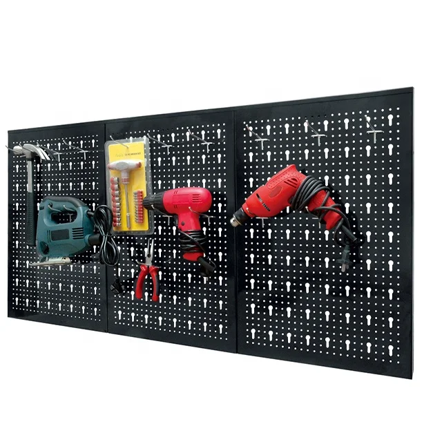 
High quality metal pegboard metal panel for tools display & storage 