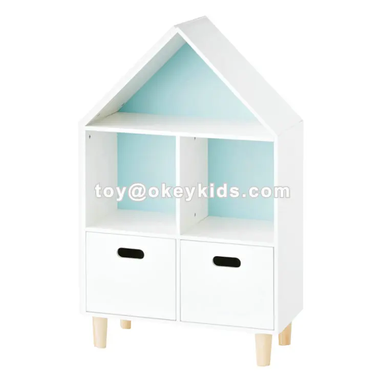 2020 Customize Children Wooden White Toy Storage Bins For Wholesale
