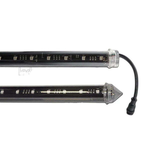 
dmx led 3d vertical tube addressable 360 degree pixel tube for nightclub 