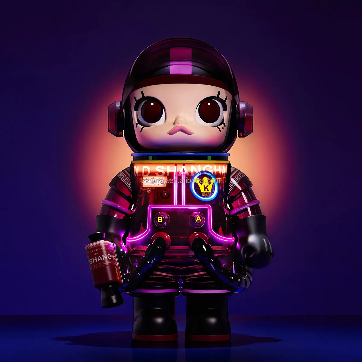 MEGA SPACE MOLLY 1000%Palmer House（300体） POP MART MEGA SPACE MOLLY 1000% PALMER HOUSE - Collectible Action