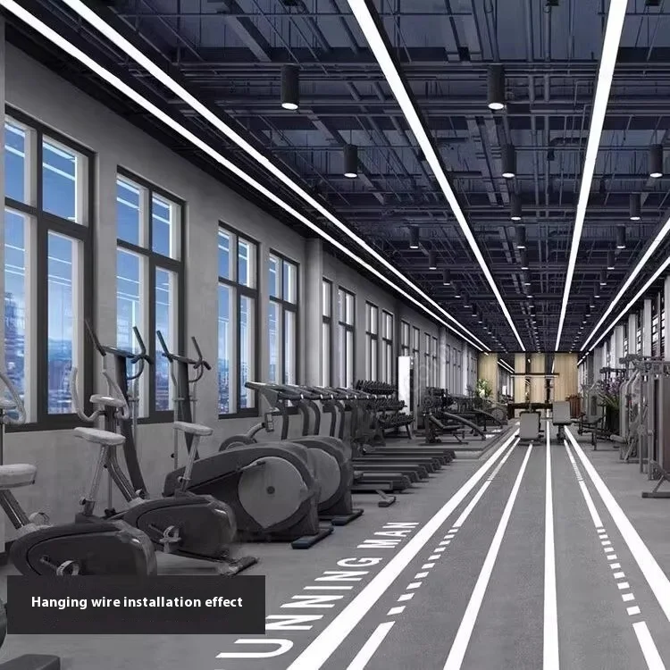 product for ul ce dlc certificated super bright 20w 40w 80w led aluminum linear light pendant for office shop school gym-2